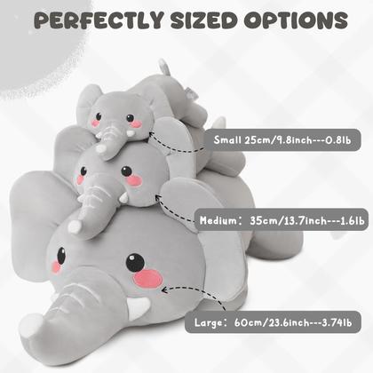 Imagem de Pelúcia de pelúcia Toysym Weighted Elephant 1,7 kg