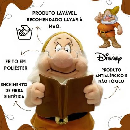 Imagem de Pelúcia Disney Mestre Sete Anões Branca De Neve 33CM F0093-8 Fun