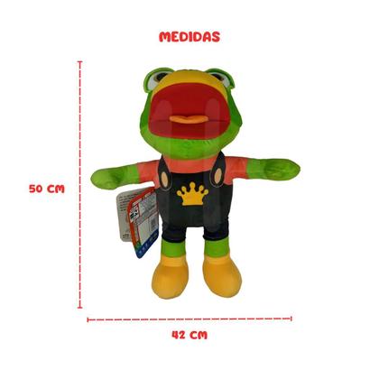 Imagem de Pelúcia Fantoche Sapo Jorge Luccas Neto NovaBrink