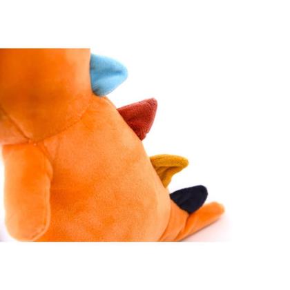 Imagem de Pelúcia Fofossauro Laranja 34CM com Espinhos Coloridos