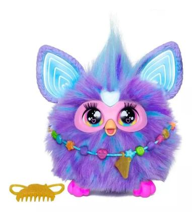 Imagem de Pelúcia Furby Purple Brinquedo Interativo Hasbro - F6743
