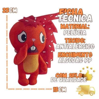 Imagem de Pelúcia Happy Tree Friends Frank Porco Espinho P/entrega