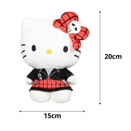 Imagem de Pelúcia Hello Kitty com Terninho Sunny Hello Kitty e Amigos com Visual Fofo e Elegante