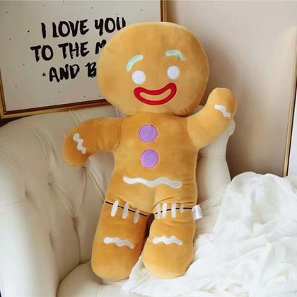 Imagem de Pelúcia homem biscoito gingebreadman do filme shrek/pronta entrega/envio imediato
