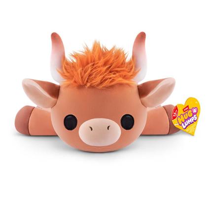 Imagem de Pelúcia Hug-A-Lumps Média 1,5kg - Vaca Marrom Holly