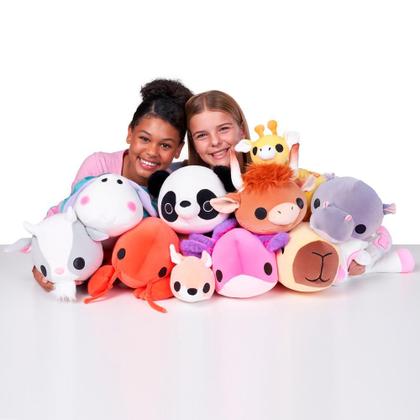 Imagem de Pelúcia Hug-A-Lumps Média 1,5kg - Vaca Marrom Holly