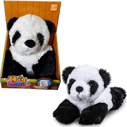 Imagem de Pelúcia Hug Me Zoo Urso Panda Abraça Seu Pulso BR1718 - Multikids