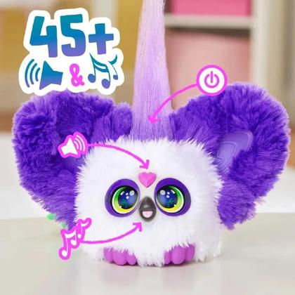 Pelúcia Interativa Furby Furblets Bamboo 45 Sons Hasbro F9703