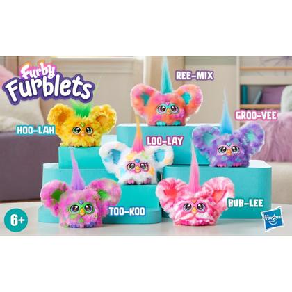 Pelúcia Interativa Mini Furby Furblets Hoo Lah - Hasbro - Pelúcia