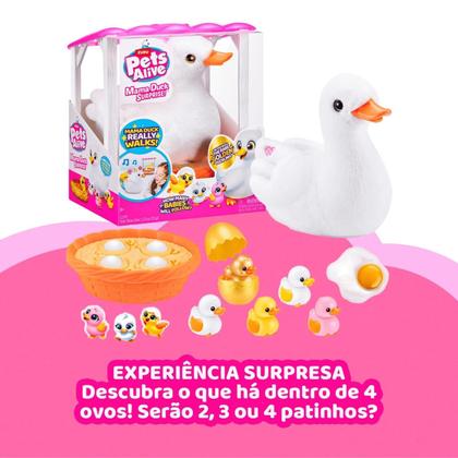 Imagem de Pelúcia Interativa Pets Alive Mama Duck Surprise Candide 