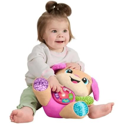 Imagem de Pelúcia  Irmã do Cachorrinho Fisher Price C/Som e Luz 6m+
