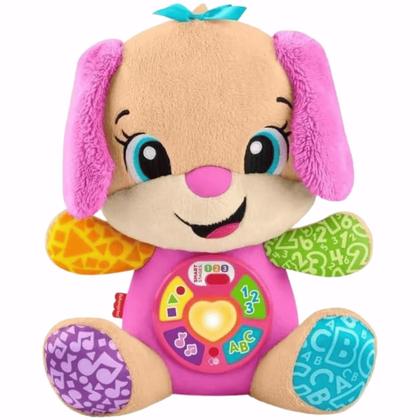 Imagem de Pelúcia  Irmã do Cachorrinho Fisher Price C/Som e Luz 6m+