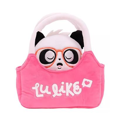 Imagem de Pelúcia Luluca Panda na Bolsinha de Óculos Fun Divirta-se