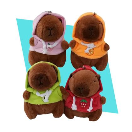 Imagem de Pelúcia Mini Capivara com Moletom  Macia, Fofa e Divertida para Crianças