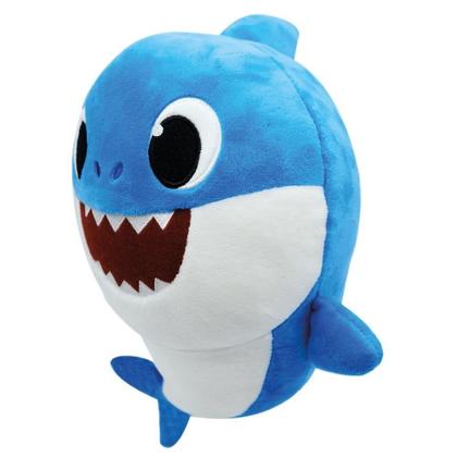 Imagem de Pelúcia Musical Baby Shark Azul - 30 cm