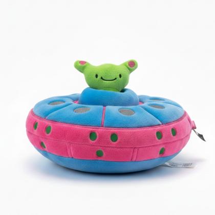 Imagem de Pelúcia Ovni Petta Brinquedo Esconde Esconde Interativo Cachorro