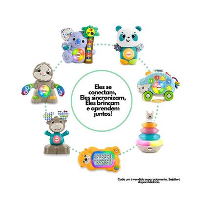 Pelúcia Panda Brinquemos Juntos Linkimals Fisher-Price GRG81