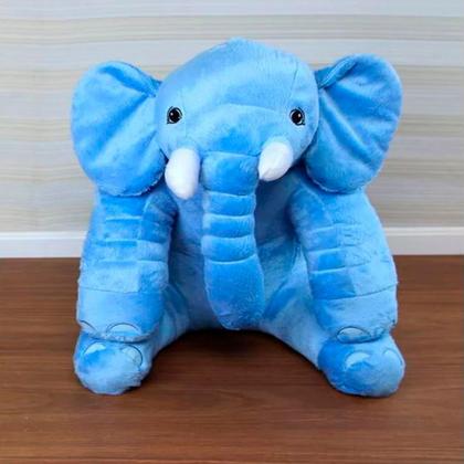 Imagem de Pelúcia Para Bebê Elefante News Almofada Travesseiro Menino Menina 60 cm