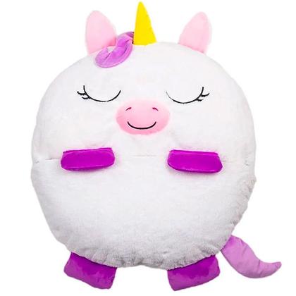 Imagem de Pelúcia Saco de Dormir 3 em 1 Unicórnio R3354 - BBR Toys