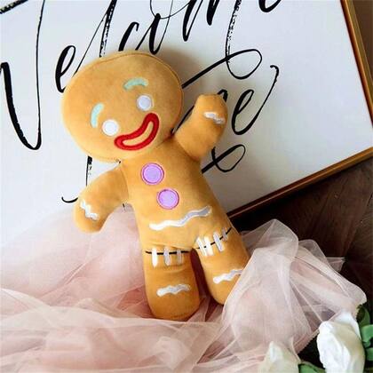 Imagem de Pelucia shrek homem biscoito 30cm