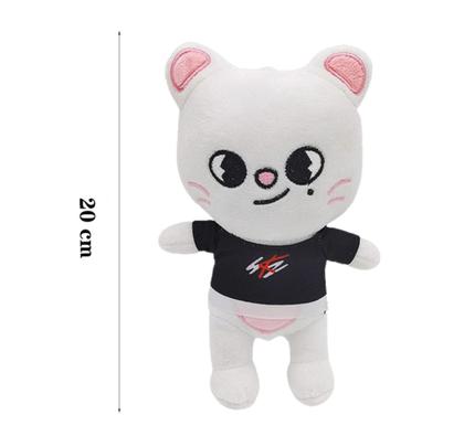 Pelúcia Skzoo Personagem Jiniret Stray Kids Cartoon 20cm - WB