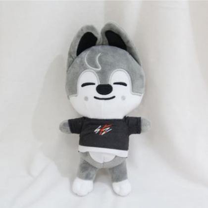 Pelúcia Skzoo Personagem Wolf Chan Stray Kids Cartoon 20cm - WB