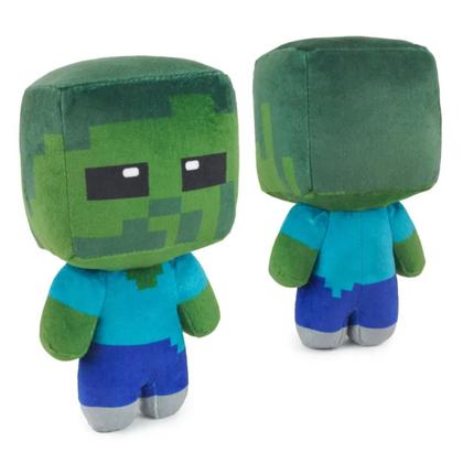 Imagem de Pelúcia Zombie - Minecraft 18cm - O Invasor Fofinho do Mundo dos Blocos