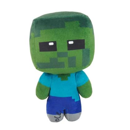Imagem de Pelúcia Zombie - Minecraft 18cm - O Invasor Fofinho do Mundo dos Blocos