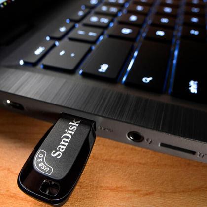 Imagem de Pen Drive 128GB SanDisk Ultra Shift, USB 3.0, Preto - SDCZ410-128G-G46