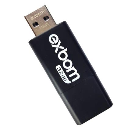 Imagem de Pen Drive 32Gb Usb Retrátil Exbom - STGD-PD32GB