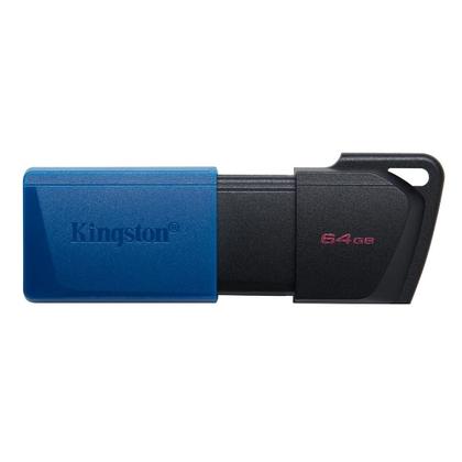 Imagem de Pen Drive 64GB Kingston Data Traveler Exodia M, USB 3.2, Preto e Azul - DTXM/64GB