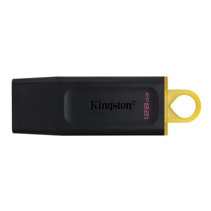 Imagem de Pen Drive DataTraveler Exodia 128GB Kingston com Conexão USB 3.2, Preto/Amarelo - DTX/128GB