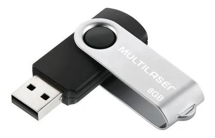 Imagem de Pen Drive Multilaser Twist 8gb Preto Original