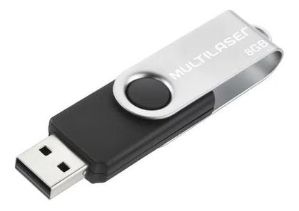 Imagem de Pen Drive Multilaser Twist 8gb Preto Original