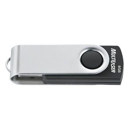 Imagem de Pen Drive Multilaser Twist 8gb Preto Original