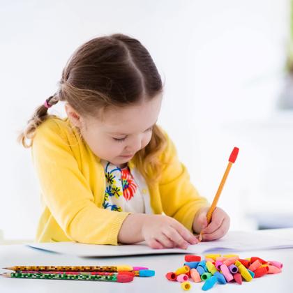 Imagem de Pencil Eraser Toppers Kolewo4ever, pacote com 500 cores pastel