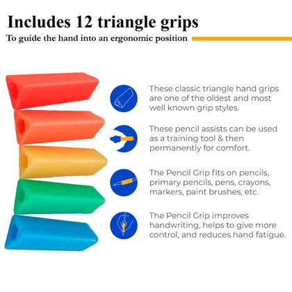 Imagem de Pencil Grips The Pencil Grip The Classics, pacote com 12 unidades variadas