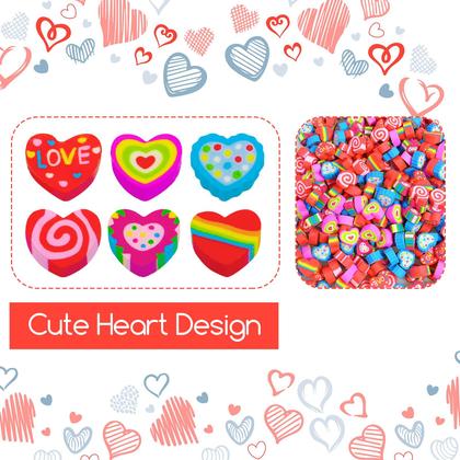 Imagem de Pencil Top Erasers BHUCUTU Valentine Day Party Favor 300 unidades