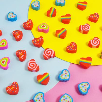 Imagem de Pencil Top Erasers BHUCUTU Valentine Day Party Favor 300 unidades