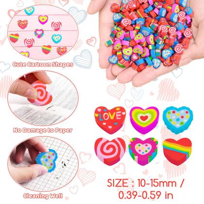 Imagem de Pencil Top Erasers BHUCUTU Valentine Day Party Favor 300 unidades
