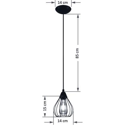 Imagem de Pendente Aramado Teardrop Branco Sala Quarto cozinha