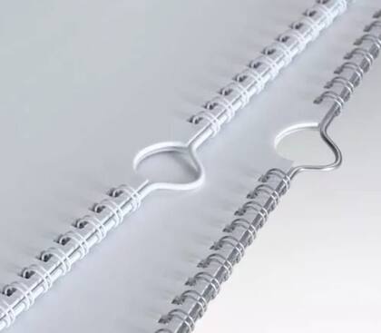 Imagem de Pendente Calendário Metal Branco 20cm 100 Peças