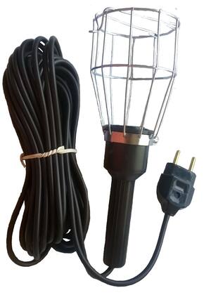 Imagem de Pendente De Luz P/uso Diversos Fio Pp 2mts -gaiola De Arame
