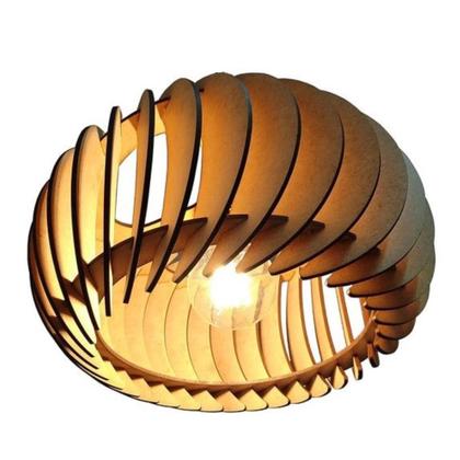 Imagem de Pendente Gérbera Em Mdf Cru C/ Fiação Completa P/ Decorações