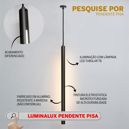 Imagem de Pendente LuminaLux Pisa Vertical Luz Indireta +Lâmpada New