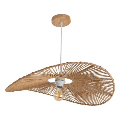 Imagem de Pendente Metal Madeira Natural Wave