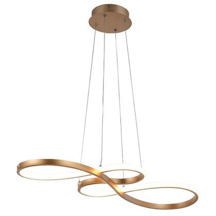 Imagem de Pendente Moderno Dourado 75cm Led 40W Bivolt