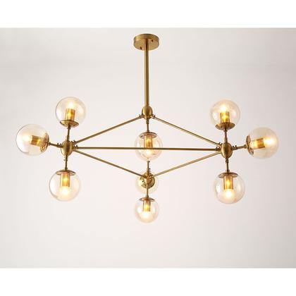 Imagem de Pendente Nordecor Jabuticaba 10 Lampadas - Bronze  2070 - Bocal: 10*E27 - IP20 -