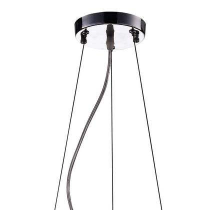 Imagem de Pendente Plafon Soho Cristal Bella Ambar 50cm Pd001am