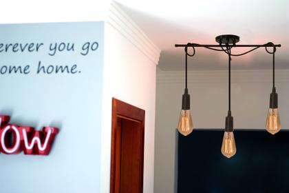 Imagem de Pendente Trilho Estilo Industrial Moderno para 3 lâmpadas